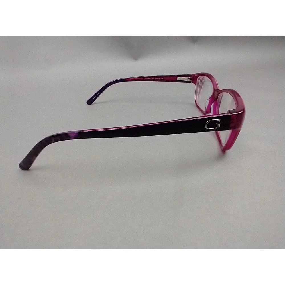 Guess GU2542 052 Pink Rectangle Eyeglasses‎ Frames 54-14-135mm